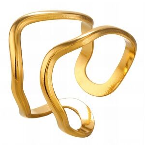Gold Abstract Ring